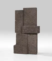 Hans Steinbrenner, Figur, 1976, Sculpture. Basalt lava