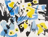 Ernst Wilhelm Nay, Ohne Titel, 1952, Watercolor and India ink over pencil