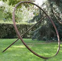 Alf Lechner, Kegel — Subtraktion, 1976, Sculpture. Square steel, massive