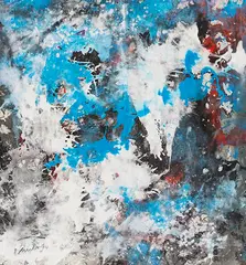 Fred Thieler, Aufsteigendes Weiß, 1994, Synthetic resin dispersion on canvas