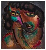Alexej von Jawlensky, Kopf in Bronzefarben – Bildnis Sacharoff