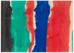Morris Louis, Addition VII, 1959, Acrylic on canvas