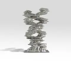 Tony Cragg, Runner, 2017, Stainless steel, polished