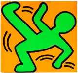 Keith Haring, Untitled, 1982, Acrylic on panel