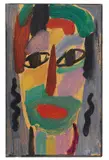 Mystischer Kopf by Alexej von Jawlensky, Um 1917, Oil on fibreboard, sold Jun 2025