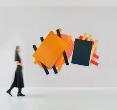 Imi Knoebel, Kartoffelbild 10, 2012, Acrylic on aluminum, 2 parts