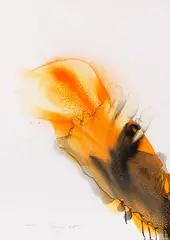 Otto Piene, Caress, 1975, Gouache