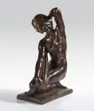 Fritz Klimsch, Knieende im Badetuch