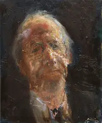 Bernhard Heisig, Selbstporträt, 2005, Oil on canvas
