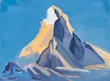 Lambert Maria Wintersberger, Matterhorn - Tunnel, 2002, Oil on canvas