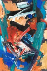 Helmut Sturm, Ohne Titel, 1998, Oil on fibreboard