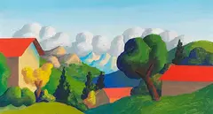 Salvo, Senza titolo, 1996, Oil on panel