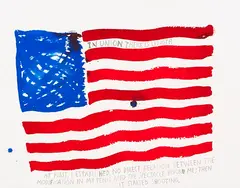 Raymond Pettibon, No Title (In union there), 1998, Watercolor on paper