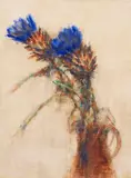 Artischockenblüten by Christian Rohlfs, 1937, Water-tempera, sold Apr 2025