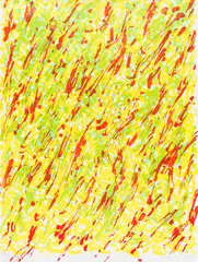 Spring by Günther Uecker, 2012, Lithograph in colors, sold Apr 2025