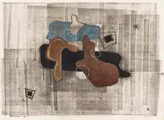 Rolf Cavael, Ohne Titel, 1945, Mixed media
