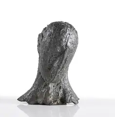 Joannis Avramidis, Kopf zu "Modellierte Figur", 1958, Bronze