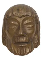 Christusmaske VI by Ernst Barlach, 1931, Bronze, sold Mar 2025