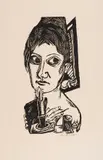 Max Beckmann, Frau mit Kerze