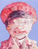 Guo Jin, Verzeichnis der Helden des 20. Jahrhunderts: Feldmarschall (aus der Serie "Child's Face"), 2001, Oil on canvas