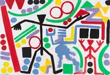A. R. Penck, Ohne Titel, 1982, Gouache