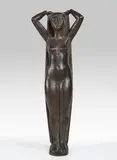 Hermann Blumenthal, Kleine Stehende mit Tuch, 1935, Bronze