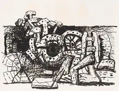 Philip Guston, Elements, 1980, Lithograph