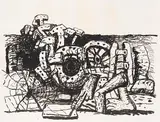 Philip Guston, Elements, 1980, Lithograph