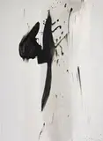 Jean Degottex, Haiga II, 1961, Oil on canvas