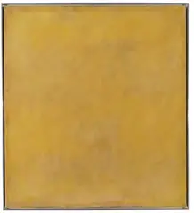 Gotthard Graubner, gelb gold, 1961, Mixed media on canvas