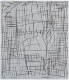 Günther Förg, Untitled, 1998, Acrylic and black chalks on canvas