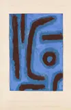 Paul Klee, Akkord für ein Blumentheater, 1938, Mixed media. Paste color on sketching paper on ...