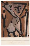 Paul Klee, Duettino der Passanten, 1938, Mixed media. Paste color on sketching paper on ...