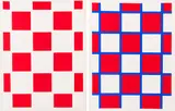Blinky Palermo, Flipper, 1970, Two sheets Silkscreen in colors (diptych)