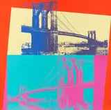 Andy Warhol, Brooklyn Bridge, 1983, Screenprint in colors, on Lenox Museum Board, the full sheet
