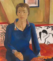 Erich Heckel, Frauenbildnis (Bildnis Siddi Heckel), 1925, Oil on canvas