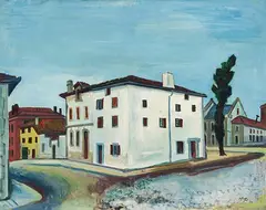 Häuser in Hendaye by Max Pechstein, 1931, Oil on canvas, sold Dec 2024
