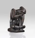 Georg Kolbe, Kleine Hockende, 1922/23, Bronze with brown patina