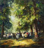 Otto Eduard Pippel, Münchner Wirtsgarten