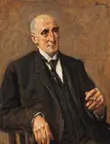 Max Liebermann, Bildnis des Textilfabrikanten Carl Lewin, 1922, Oil on canvas