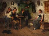 Hugo Kauffmann, Im Wirtshaus