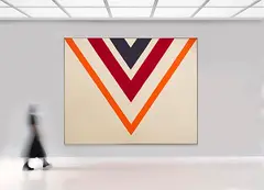 Kenneth Noland, Via Media (Suddenly), 1963, Acrylic on canvas