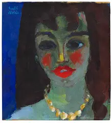 Emil Nolde, Vera, 1919, Oil on canvas
