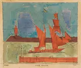 Lyonel Feininger, Entering Swinemünde