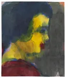 Emil Nolde, Mädchenkopf