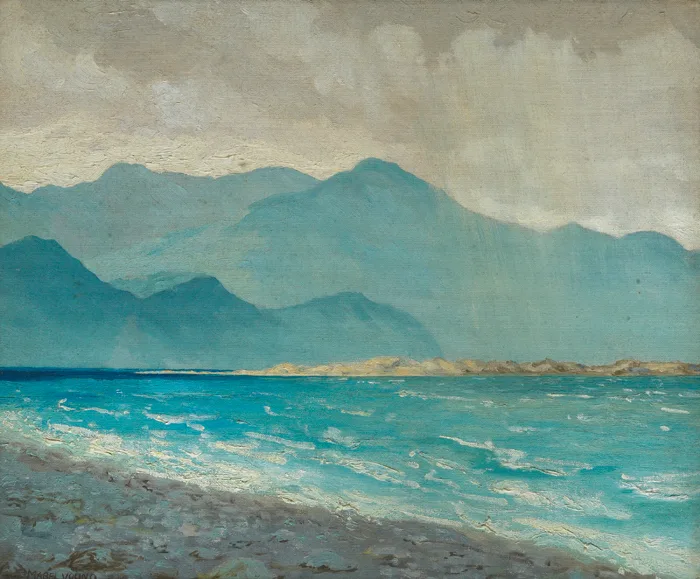 DINGLE BAY, COUNTY KERRY by Mabel Young, oil on canvas, sold Sep 2014