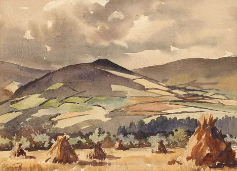 Paul Egestorff, NEAR ENNISKERRY, COUNTY WICKLOW, watercolour