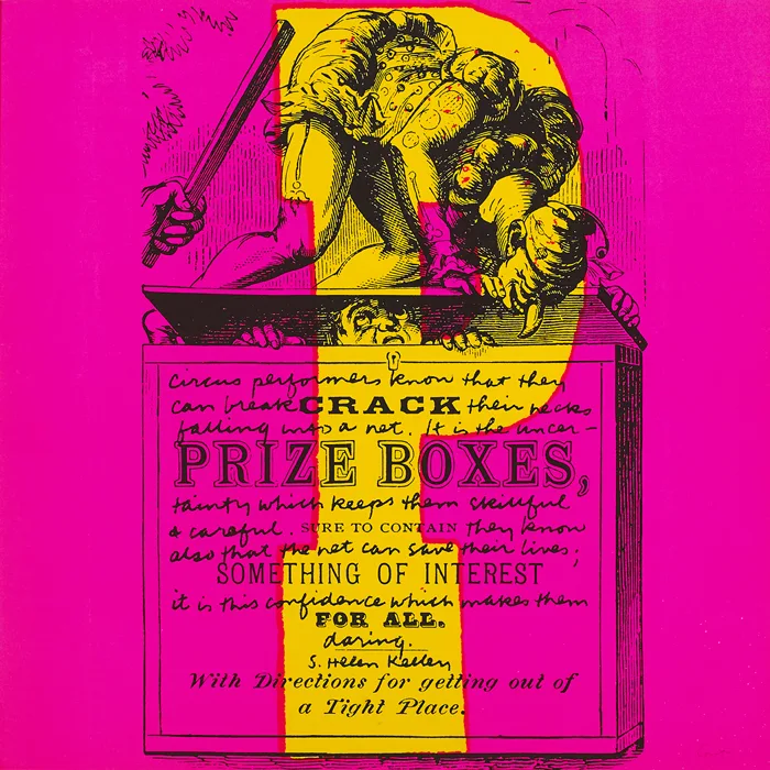 PRIZE BOXES by Corita Kent, screenprint, sold Sep 2014