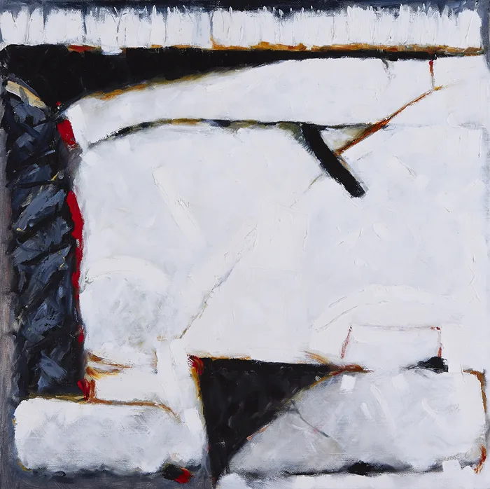 WINTER FARM by Michael Gemmell, oil on linen, sold Sep 2014