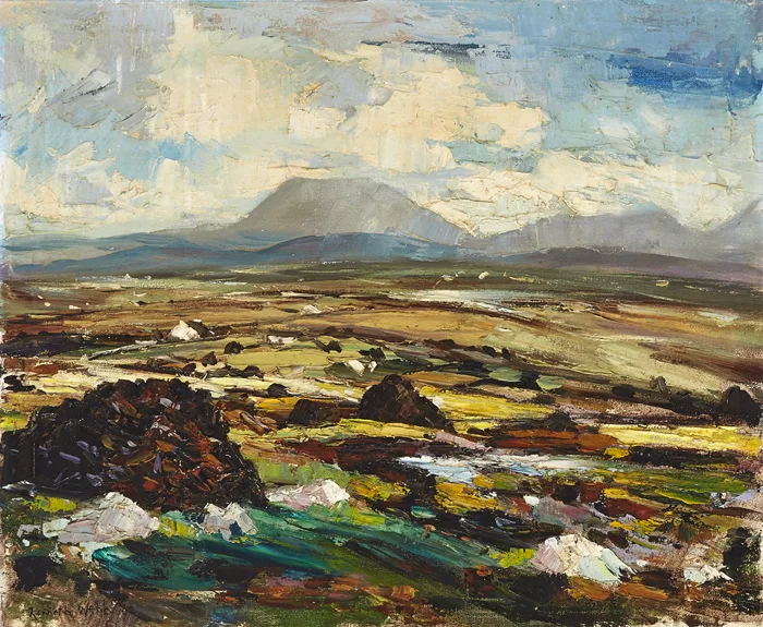 MUCKISH by Kenneth Webb, 1962, oil on canvas, sold Sep 2014